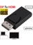 Hdtv Pc Için Dp Erkek - HDMI Dişi Düz Adaptör Konnektör Dönüştürücü (Yurt Dışından) 2