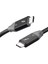 Kablo 40GBPS Pd 5A 100W Hızlı Şarj USB C'den C'ye Displayport 4K 5k Hd Macbook Pro Imac Thunderbolt 3 Için (Siyah 3ft) (Yurt Dışından) 2