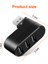 Mini USB Hub 2.0 Adaptörü Dönebilen U Disk Okuyucu Splitter 3 Port USB 2.0 Bilgisayar Pc Dizüstü Mac Aksesuarları Için (Yurt Dışından) 3