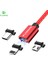 Floveme Manyetik Kablo Mikro USB C Tipi iPhone 13 Için Yıldırım Kablosu Xiaomi 12 3A Hızlı Şarj Kablosu C Tipi Şarj Kabloları (Yurt Dışından) 1