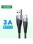 Ugreen USB Tip C 3A Hızlı Şarj Tarihi Kablosu Redmi Not 7/not 8 Samsung S8 S9 Artı Not 9 S10 Xiaomi Mi 6 Mi8 Mi 9t Pocophone F1 Huawei P9 Nova 3/4/5t Honore Play ve Diğer USB C Cihazı (Yurt Dışından) 1
