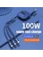 In1 USB Şarj Kablosu Samsung Xiaomi Mikro USB 100 W Tip C Kablo Geri Çekilebilir Hızlı Şarj Kablosu iPhone 13 Pro Max 1.2 M (Yurt Dışından) 1
