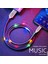 Ses Kontrolü Dans LED Mikro USB Kablosu Andriod Type-C Kablo Için Hızlı Şarj Kablosu (Yurt Dışından) 1