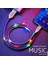Ses Kontrolü Dans LED Mikro USB Kablosu Andriod Type-C Kablo Için Hızlı Şarj Kablosu (Yurt Dışından) 2