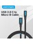 Vention Tip C Mikro USB Kablosu Hızlı USB Tip-C Adaptörü Samsung Huawei Xiaomi MacBook Pro Otg Cep Telefonu Mikro USB Kablosu (Yurt Dışından) 1