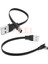 Süper Düz Esnek Mini USB B Tipi 5pin Erkek Yukarı Aşağı Sol Sağ Açılı 90 Derece USB 2.0 Erkek Veri Kablosu 0.1m 0.2m 0.5m 1m (Yurt Dışından) 1