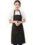 Paket Pamuk Ayarlanabilir Önlük 2 Cepli Pişirme Mutfak Önlükleri Kadın Erkek Şef, Siyah (Yurt Dışından) 1