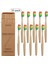 10 Adet/takım Ahşap Doğal Bambu Diş Fırçası Özelleştirmek Diş Fırçaları Capitellum Fiber Kıl Diş Fırçası Çevre Dostu Ağız Bakımı (Yurt Dışından) 2