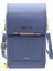 Kadın Cüzdan Uzun Moda Cep Telefonu Çantası Kore Tarzı Kadınlar Için Crossbody Çanta Fermuarlı Dikey Omuz Çantası (Yurt Dışından) 1