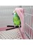 Gri Stil 15X22 Kış Sıcak Kuş Şal Yuva Köşe Papağan Battaniye Pet Küçük Hayvan Parakeet Cockatiel Için Asılı Çadır Kafes Dekorasyon (Yurt Dışından) 4