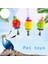 1 Adet Sarı Stil 1 Adet Papağan Oyuncaklar Plastik Komik Pet Kuş Parakeet Tırmanma Bite Chew Asılı Salıncak Çan Topu Kuş Interaktif Oyuncak Pet Malzemeleri (Yurt Dışından) 3