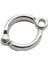 Gümüş Tarzı 15 mm Arrot Ayak Halkası Bacak Halkası Kuş Halkası Açık Uçan Eğitim Etkinliği Açılış Ayak Halkası Aksesuarları Pet Kuş Araçları (Yurt Dışından) 1