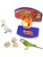 El Yapımı 3 Top Pet Kuş Oyuncak Çiğneme Parakeet Papağan Basketbol Çemberi Sahne Becerileri Sahne Kuş Malzemeleri (Yurt Dışından) 1
