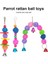 No.3 Tarzı 1 Adet Papağan Çiğnemek Rattan Oyuncaklar Kuş Parakeet Bite Molar Oyuncaklar Rattan Top Boncuk Çan Dize El Dokuma Kuş Oyuncaklar Pet Aksesuarları (Yurt Dışından) 2