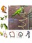 TYPE3-10X22CM Tarzı Yeni Papağan Halat Asılı Örgülü Muhabbet Kuşu Çiğneme Halatı Kuş Kafesi Papağan Oyuncak Pet Standı Eğitim Aksesuarları Conure Salıncak Malzemeleri (Yurt Dışından) 2