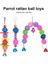 No.2 Tarzı 1 Adet Papağan Çiğnemek Rattan Oyuncaklar Kuş Parakeet Bite Molar Oyuncaklar Rattan Top Boncuk Çan Dize El Dokuma Kuş Oyuncaklar Pet Aksesuarları (Yurt Dışından) 3