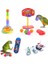 Set Stili Et Kuş Oyuncakları Aktivite Pet Basketbol Kaykay Kanaryalar Için Kuş Kafesi Papağan Oyuncak Skate Vogel Malzemeleri (Yurt Dışından) 1