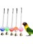 1 Adet Tarzı Renkli Kuş Salıncak Oyuncaklar Çan ile Asılı Oyuncak Kuş Papağan Oyuncak Muhabbet Kuşları Için Conures Küçük Parakeet Kafesleri Dekor (Yurt Dışından) 2
