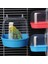 1 Adet Tarzı Lastic Kuş Su Banyosu Kutusu Küvet Duş Kutusu Kasa Parakeet Fet Kafes Için Papağan Asılı Kase Birdbath Kuş Malzemeleri (Yurt Dışından) 4