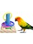 Blok Oyuncak Yüzük Stili Ahşap Kuş Eğitici Oyuncaklar Küçük Orta Papağan Istihbarat Eğitimi Oyuncaklar Için Lovebird Parakeet Cockatiel Budgie (Yüzük Oyuncaklar) (Yurt Dışından) 2