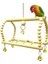 H1-12CM Tarzı Papağan Halat Salıncak Ayakta Bar Pet Kuş Çiğneme Kafes Için Tırmanma Halkası Oyuncak Vogel Produkten (Yurt Dışından) 4