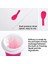 Gül Tarzı Hızlı Dondurulmuş Smoothies Kupası Ev Yapımı Milkshake Şişesi Slush ve Shake Maker Hızlı Soğutma Kupası Dondurma Slushy Maker Şişe 350ML (Yurt Dışından) 5