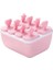 Pembe2 Tarzı 8 Hücre Silikon Kalıpları Dondurma Çikolata Kalıpları Buz Küpü Tepsi Gıda Güvenli Popsicle Maker Dıy Ev Yapımı Dondurucu Buz Lolly Kalıp (Yurt Dışından) 1