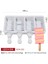 H Tipi Stili Mini Dondurma Kalıpları, Silikon Dondurma Kalıpları Kek, Dıy Ice Pops Için Cakesicle Kalıp, Oval, Çubuk, 4-Boşluk, Mutfak Aksesuarları (Yurt Dışından) 1
