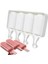 SH0101299 Set Stili Shenhong Donuts Dondurma Kalıpları Silikon Popsicle Kalıp Yaz Dondurucu Suyu Jöle Araçları 50 Ahşap Çubuk ile Buz Küpü Tepsisi (Yurt Dışından) 5