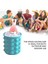 S 600ML Stili Silikon Ice Cube Maker Ice Cube Kalıp Kapaklı Tepsi Taşınabilir Kova Şarap Buz Soğutucu Bira Dolabı Mutfak Partisi Içecek Viski (Yurt Dışından) 5