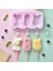 No.1 Tarzı Gıda Güvenli Silikon Dondurma Kalıpları 4 Hücreli Dondurulmuş Buz Küpü Kalıpları Popsicle Maker Dıy Ev Yapımı Dondurucu Lolly Kalıp Ücretsiz Çubuklarla (Yurt Dışından) 1