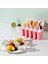 No.1 Tarzı Gıda Güvenli Silikon Dondurma Kalıpları 4 Hücreli Dondurulmuş Buz Küpü Kalıpları Popsicle Maker Dıy Ev Yapımı Dondurucu Lolly Kalıp Ücretsiz Çubuklarla (Yurt Dışından) 2