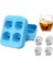 C Stili 1 Adet 3D Kafatası Silikon Ice Cube Maker Formu Buz Şeker Kek Puding Çikolata Kalıpları 4 Hücre Buz Kalıbı Kare Şekli Tepsiler Kalıpları (Yurt Dışından) 1