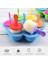 Mavi Stil Sıcak 7 Kavite Silikon Mini Buz Pops Kalıp Dondurma Topu Makinesi Popsicles Kalıpları Bebek Diy Gıda Takviyesi Aracı Kalıpları De Silicona (Yurt Dışından) 2