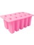 Pembe 10 Delik Stili Tatlı Dondurucu Kavite Silikon Popsicle Dondurma Kalıbı Kapaklı Dıy Ev Yapımı Lolly Meyve Suyu Buz Küpü Tepsi Makinesi (Yurt Dışından) 1