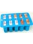 Mavi 10 Delikli Stil Ole Silikon Dondurma Kalıbı Popsicle Kalıpları Ice Cube Maker Sopalı Dıy Krem Kalıpları Yaz Mutfak Aletleri Sopalı (Yurt Dışından) 1