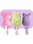 Ben Stil Silikon Dondurma Kalıbı Popsicle Kapaklı Siyam Kalıpları Dıy Ev Yapımı Buz Lolly Kalıp Karikatür Sevimli Görüntü El Yapımı Mutfak Aletleri (Yurt Dışından) 4
