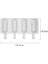 4-Boşluk Küçük Stil 4-Cavity Pişirme Mini Silikon Dondurma Kalıpları Popsicle Kalıpları Kek Çikolatalı Cakesicle Kalıp Dıy Ice Pops Oval Için (Yurt Dışından) 1