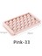 Pembe 33 Izgara Stili Izgara Silikon Buz Tepsisi 3D Buz Kalıpları Ev Bar Soğutucu Araçları Parti Kullanımı Yuvarlak Top Buz Küpü Makineleri Mutfak Dıy Dondurma Kalıpları (Yurt Dışından) 1