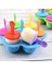 D-Koyu Mavi Tarzı Yaz Silikonu Mini Ice Pops Kalıp Dondurma Topu Lolly Maker Popsicle Kalıp Ev Yapımı Bebek Maması Meyve Shake Dondurulmuş Konteyner (Yurt Dışından) 2