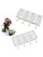 Mini 4 Tarzı Hücre Silikon Dondurma Kalıbı Büyük Boy Popsicle Kalıpları Buz Küpü Tepsi Maker Tatlı Pasta Dondurucu Dıy Krem Kalıpları Sopa ile (Yurt Dışından) 5