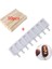 4 Delik L Tarzı Hücre Silikon Dondurma Kalıbı Büyük Boy Popsicle Kalıpları Buz Küpü Tepsi Maker Tatlı Pasta Dondurucu 50STICK ile Dıy Krem Kalıpları (Yurt Dışından) 4