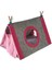 C Stili 37X25X21CM Tavşan Yuvası Hamster Köşe Ev Çadır Sincap Küçük Tavşan Kobay Hideout Nest Pet Köşe Kafes Aksesuarı (Yurt Dışından) 1