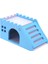 B14X8X9CM Stili Sevimli Mini Ahşap Hamster Evi Merdiven Llas Küçük Evcil Hayvanlar Için Kobay Yuva Yatağı Küçük Evcil Hayvanlar Kafes Oyuncaklar Hamster Aksesuarları (Yurt Dışından) 1