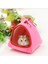 Uzun Pembe Tarzı Hamster Asılı Ev Hamak Pamuk Kafes Uyku Yuvası Pet Yatak Sıçan Hamster Oyuncaklar Kafes Salıncak Küçük Pet Hamster Aksesuarları (Yurt Dışından) 2