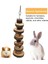 Ağaç Tüpü 20CM Tarzı Ahşap Asılı Egzersiz Lla Pet Malzemeleri Hamster Tavşan Kafesi Aksesuarları Için Çiğneme Oyuncak Gine Domuzları El Yapımı Diş Taşlama (Yurt Dışından) 5