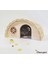 16X8.5X9CM Tarzı Bir Ev Yüksek Li Doğal Hamster Ahşap Döken Ev Küçük Hayvan Kafesi Accessoriellas Oyuncaklar (Yurt Dışından) 3