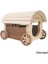 16X8.5X9CM Tarzı Bir Ev Yüksek Li Doğal Hamster Ahşap Döken Ev Küçük Hayvan Kafesi Accessoriellas Oyuncaklar (Yurt Dışından) 5