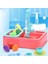 Bir Stil Otomatik Kuş Küvet Kuş Besleyici Gıda Konteyner Papağan Banyo Duş Musluk ile Yüzme Havuzu Su Sebili Oyuncaklar Papağanlar Için (Yurt Dışından) 5