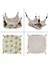 Açık Sarı Stil U 34X34CM Kobay Hamster Tavşan Aksesuarları Hamster Hamak Tavşan Jaula Conejo Küçük Pet Yuva Yatak Yastık Kobay Gelincik Kafesi (Yurt Dışından) 5
